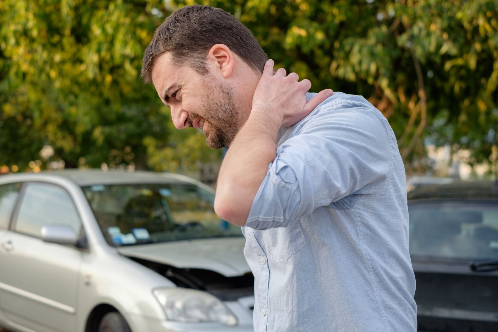 Dolor cervical tras golpe de coche