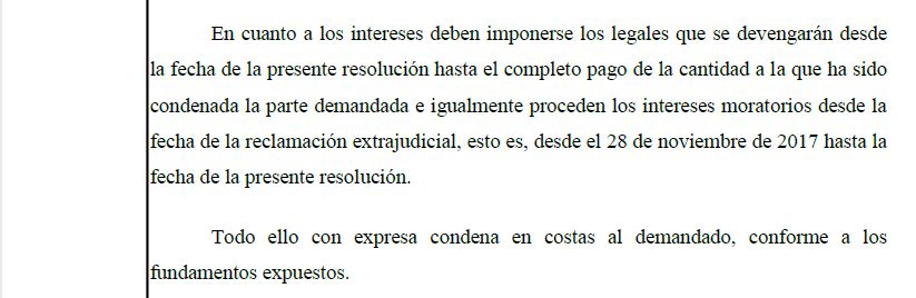 intereses y costas garon abogados vicios ocultos