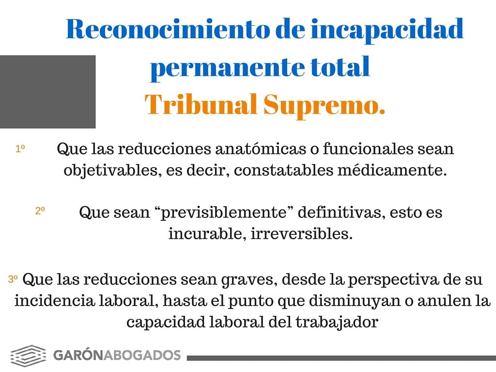 reconocimiento incapacidad permantente